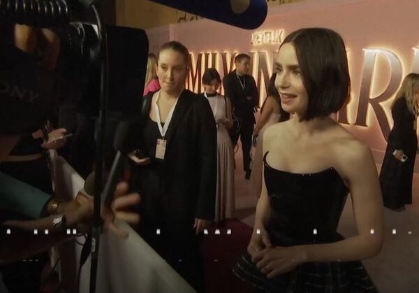 Lily Collins at Los Angeles premiere of Emily In Paris season 4